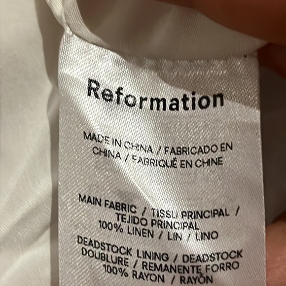 Reformation Frieda Linen Midi Dress NWOT - Picture 11 of 11